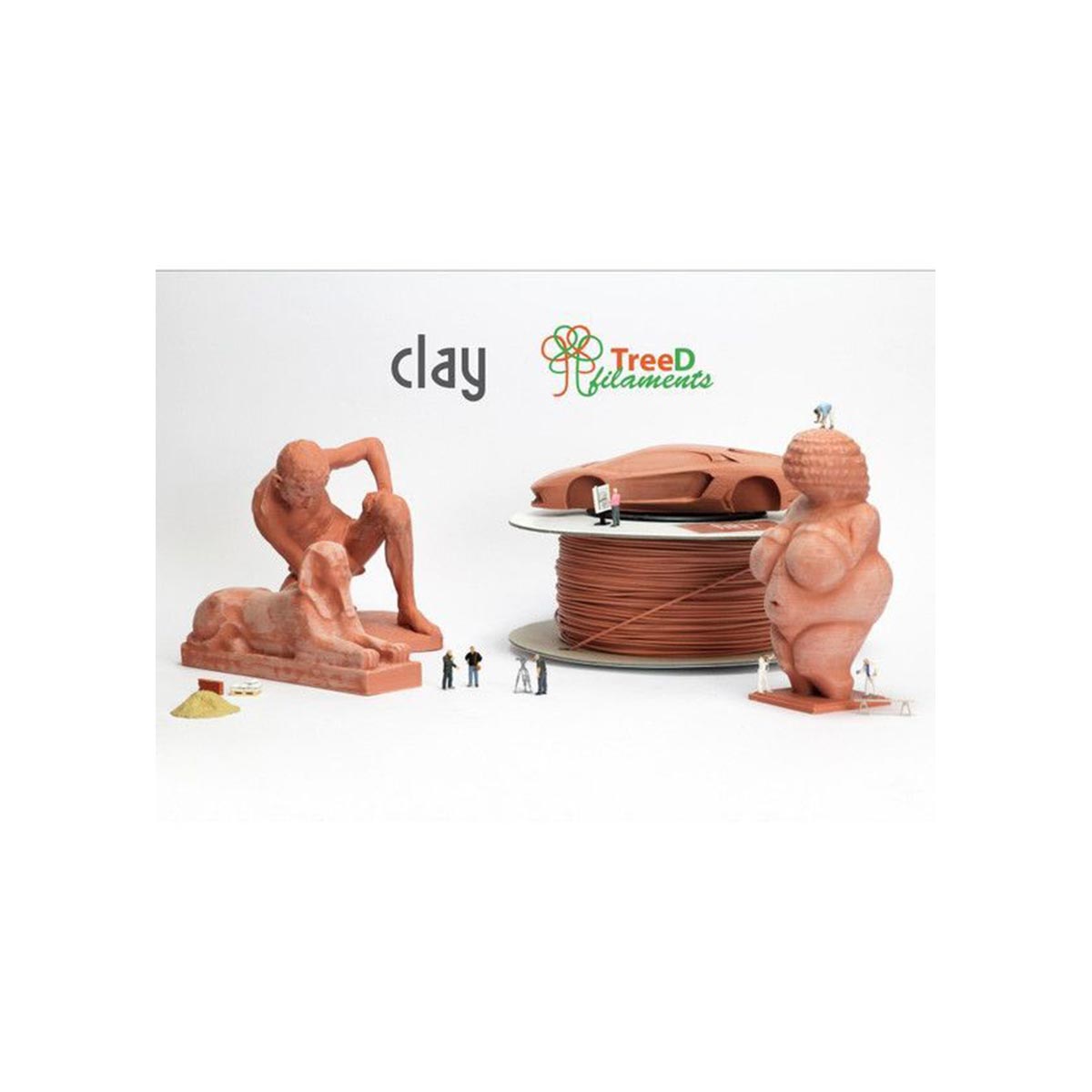 Filamento per stampa 3D TreedFilaments Clay Filamento per stampa 3D TreedFilaments Clay