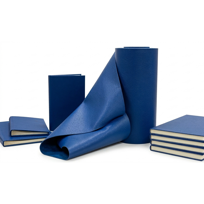 Similpelle per legatoria colore blu H110