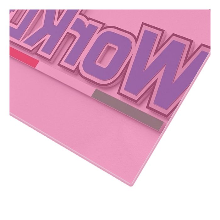 Plexiglass - Specchiato Rosa